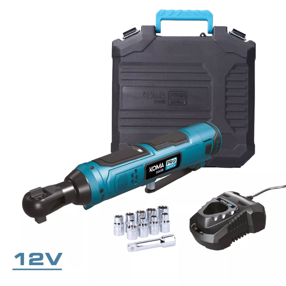 KIT CARRACA 12 V CON ACCESORIOS, BATERIA Y CARGADOR