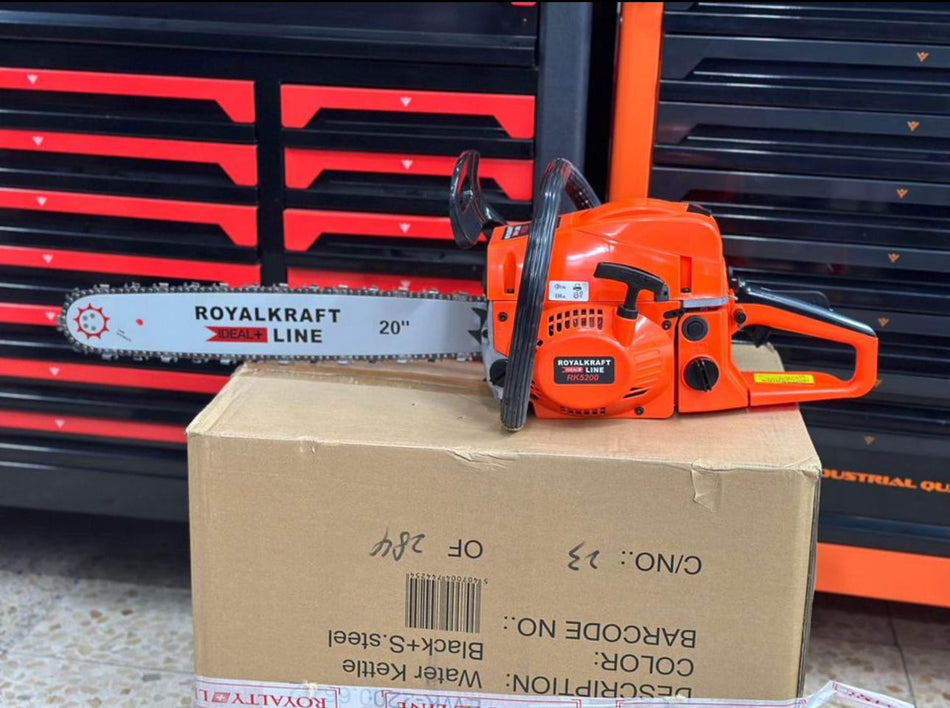 Motosierra a Gasolina Royal Kraft 52 cc Profesional 50 cm