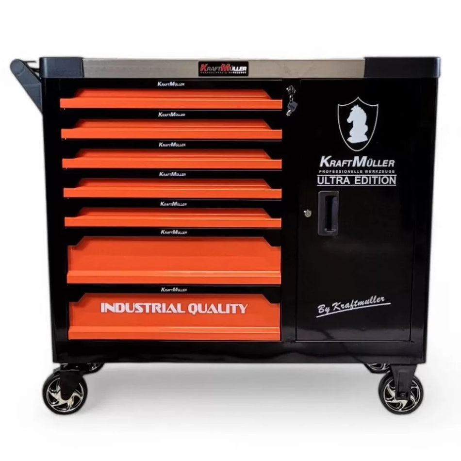 CARRITO DE TALLER KRAFTMULLER ULTRA EDITION XXL 7/7 NARANJA