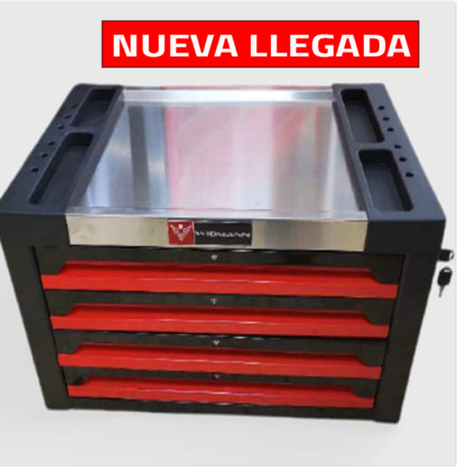 Mini carro WIDMANN con herramientas 4 cajones 4 llenos