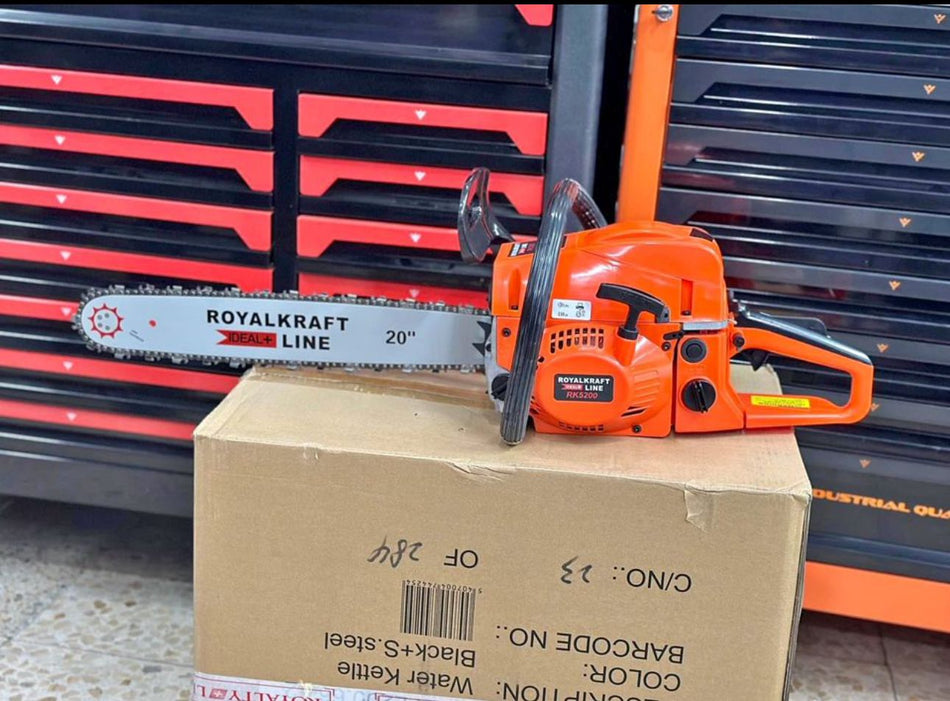 Motosierra a Gasolina Royal Kraft 52 cc Profesional 50 cm