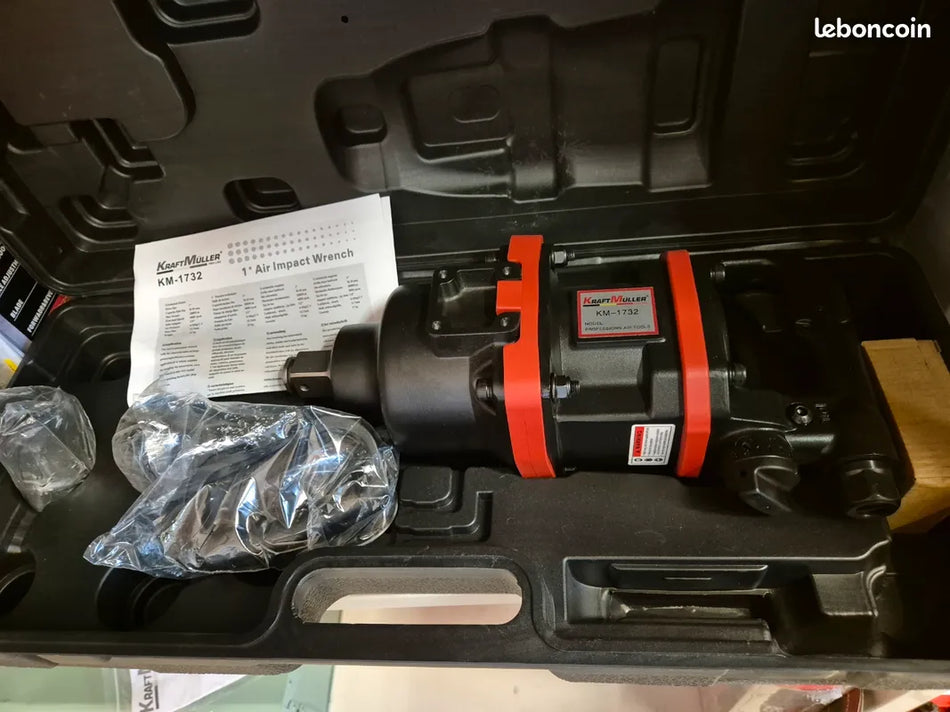 Llave de impacto neumática Pro Line de 1"