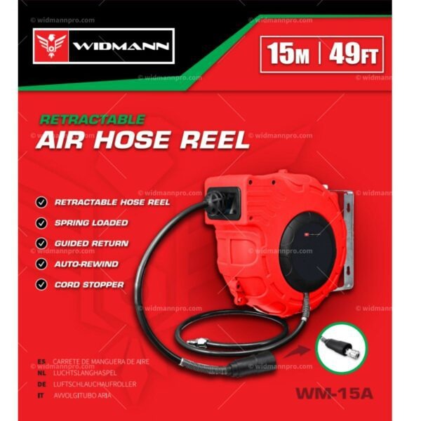 Enrollador de manguera de aire WIDMANN WM-15A