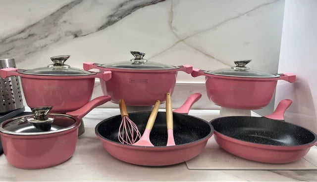 Batería de Cocina Rosa Royalty Line alta calidad