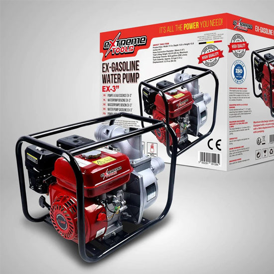 Bomba de agua termal 60m3/h Motobomba gasolina 7,5cv 4T